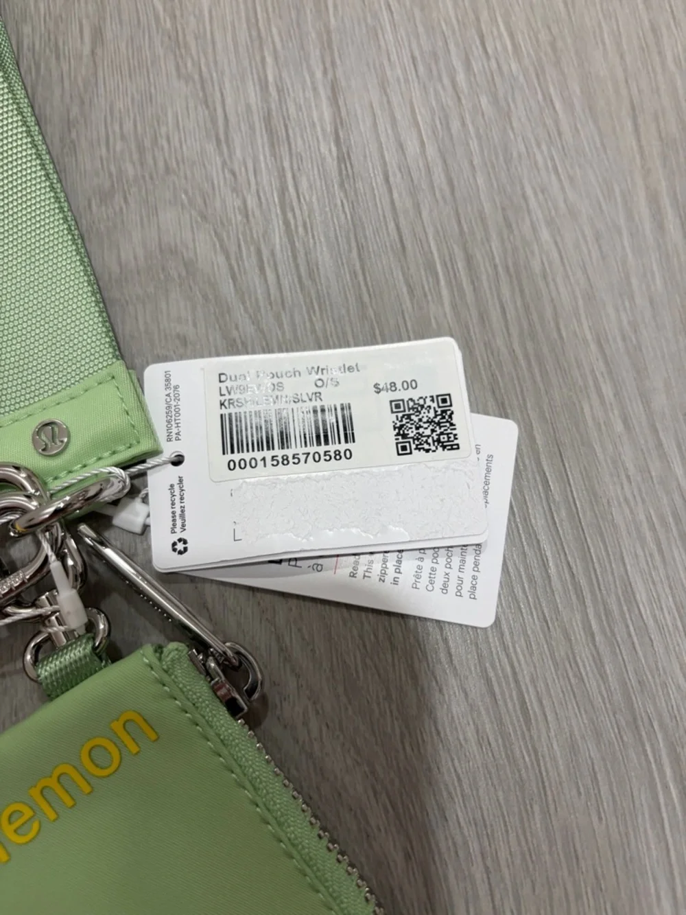 lululemon dual pouch wristlet